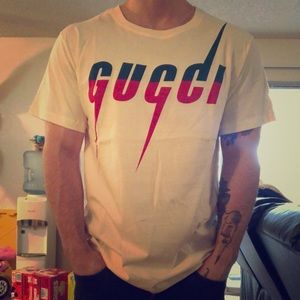 gucci lightning shirt